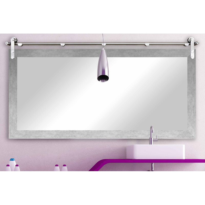 Neace Engineered Wood Flat Mirror, 30.5" x 57.5"