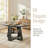 43.3"-59" Extendable Round Dining Table, Circle Kitchen Table Oval Dinner Table For 4-8, Farmhouse Dining Table With Removable Leaves Space Saving And Storage Shelf For Kitchen And Living Room, Black-129892444