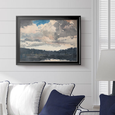 Tempête de nuages (paysage des Adirondacks) - Winslow Homer - Toile tendue avec châssis, c. 1890