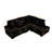 93" Sectional Sofa, L Shaped Sofa Couch With Reversible Chaise Lounge, Upholstered Soft Corduroy Couch For Living Room, Apartment-680916348