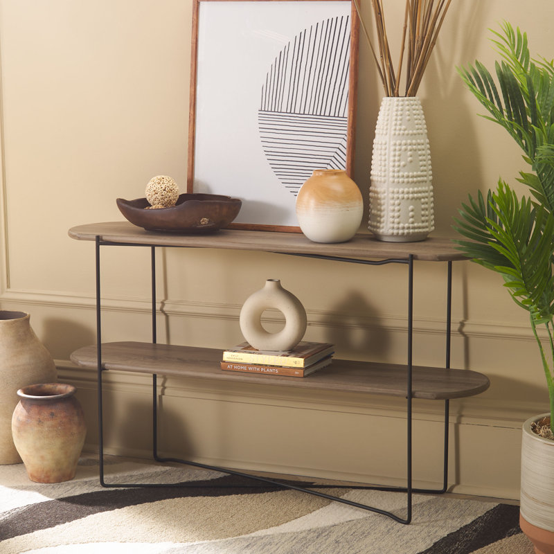 Console Trulie, Chêne gris clair