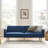 76.8'' Velvet Convertible Sofa-1695102644
