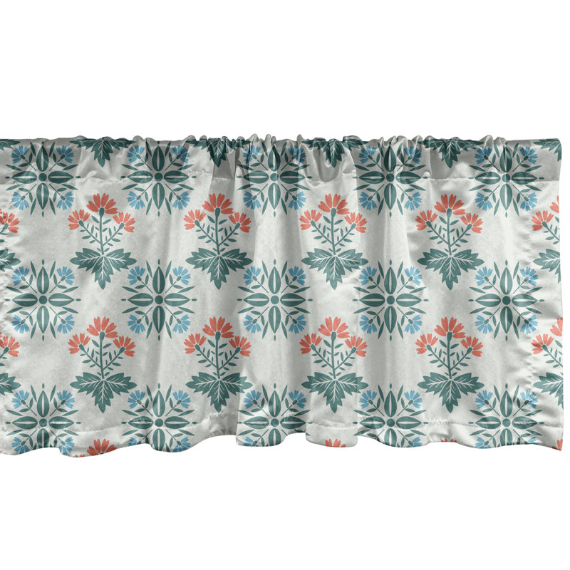 Ensemble de 2 cantonnières Ambesonne Earth Tones, L 54 po x L 12 po