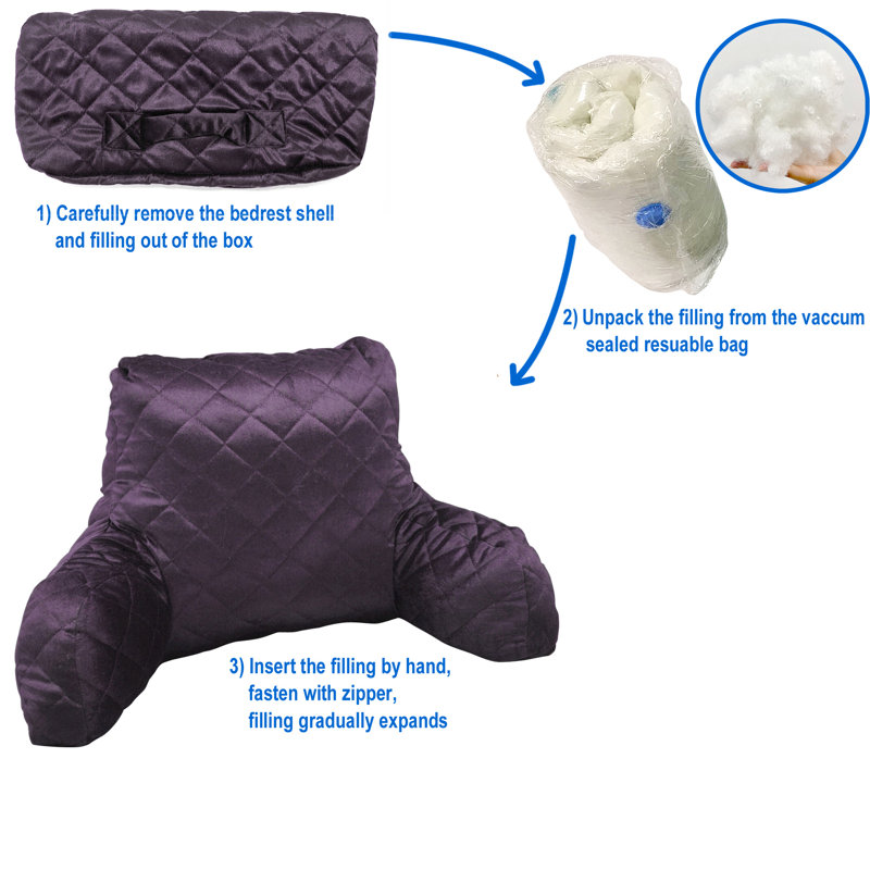 Velvet Throw Pillow Cover & Insert, Blackberry