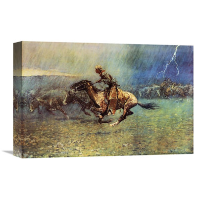 " The Stampede " by Frederic Remington