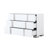 Lustre 3-Piece Modern Bedroom Set With Mirrored Dresser And Nightstands-116503087