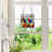 Zayne 10"H Beyond the Mountain Tops Multicoloured Window Panel