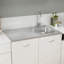 Belfry Kitchen Tovar 600mm W Single Bowl Steel Kitchen Sink with 1 Faucet Hole