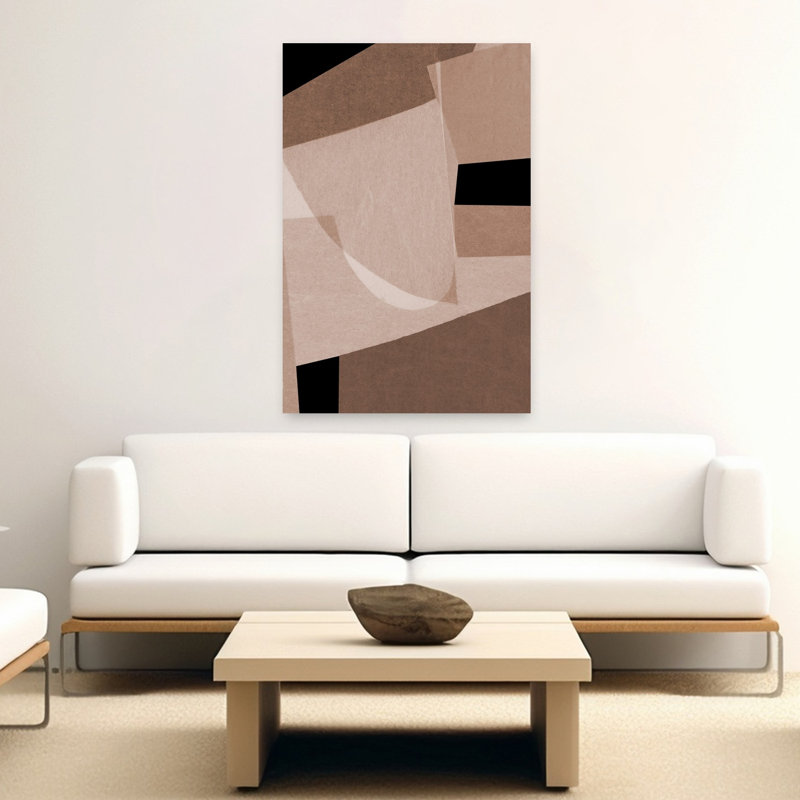 Art contemporain contemporain abstrait, H 60 po x l 40 po
