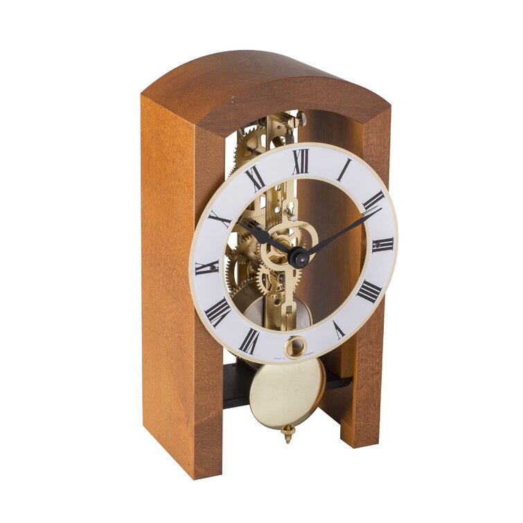 Burcham Traditional Analogue Mechanical Tabletop Clock