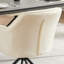 49.8cm H Velvet Upholstered Metal Armchair-122056784