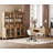 2 - Piece Office Set, 56" Executive Desk & Set Of 2 Bookcases With Glass Doors-1841341994