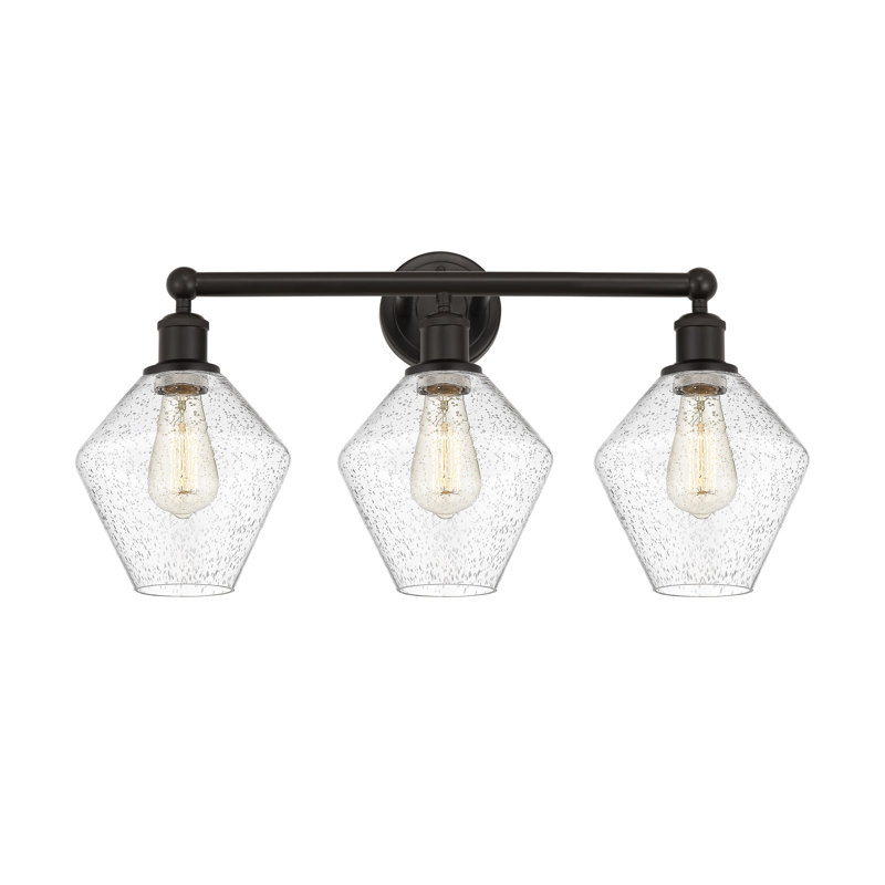 Éclairage pour meuble-lavabo à intensité variable 3 lumières Amylea, Bronze huilé