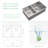 30'' L x 19"W Undermount Double Bowl Kitchen Sink Stainless Steel Kitchen Sink with Bottom Grids-124197786-124197785