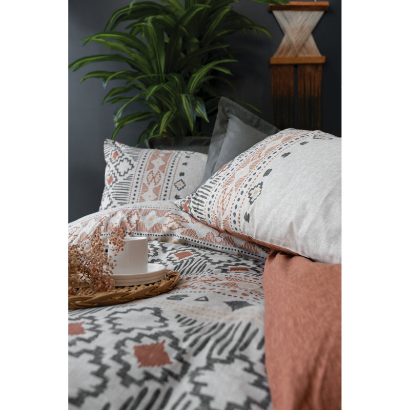 Housse de couette 94 po x 87 po + 2 taies d'oreill