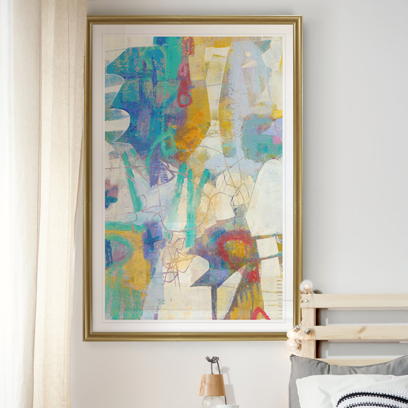 " Pascal I ", 18.5" H x 24.5" W x 1.5" D, Gold