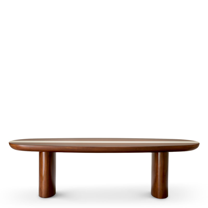 Coffee Table Jenson Mahogany Wood High Gloss