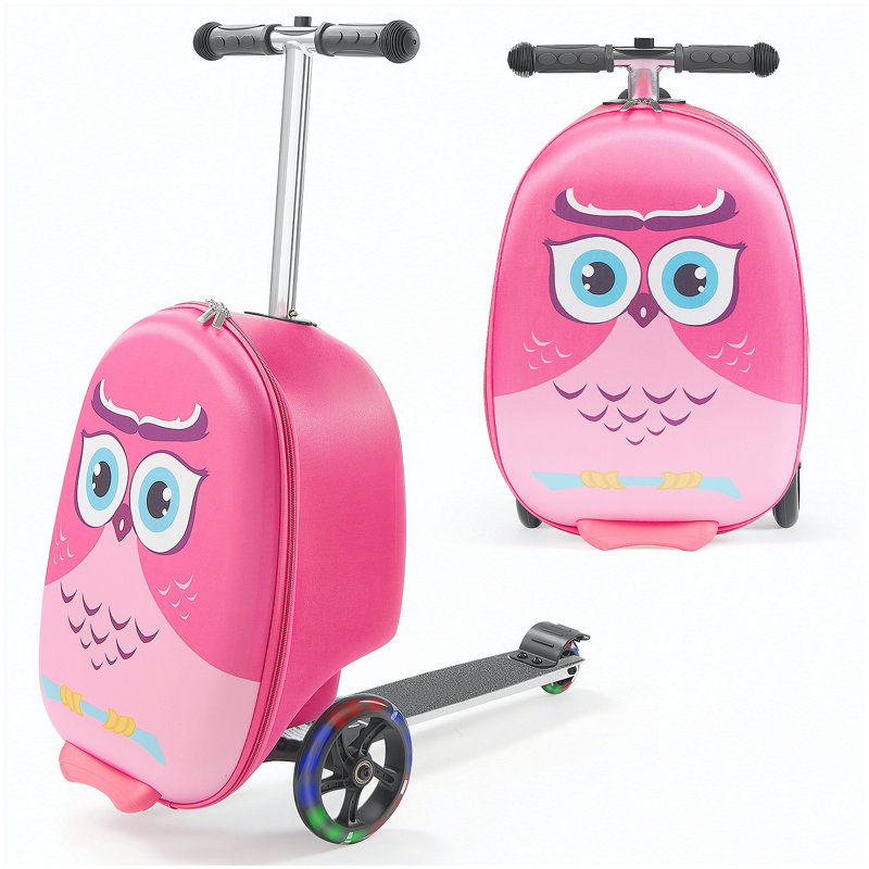 Valise à roulettes pour enfants avec roues Flash