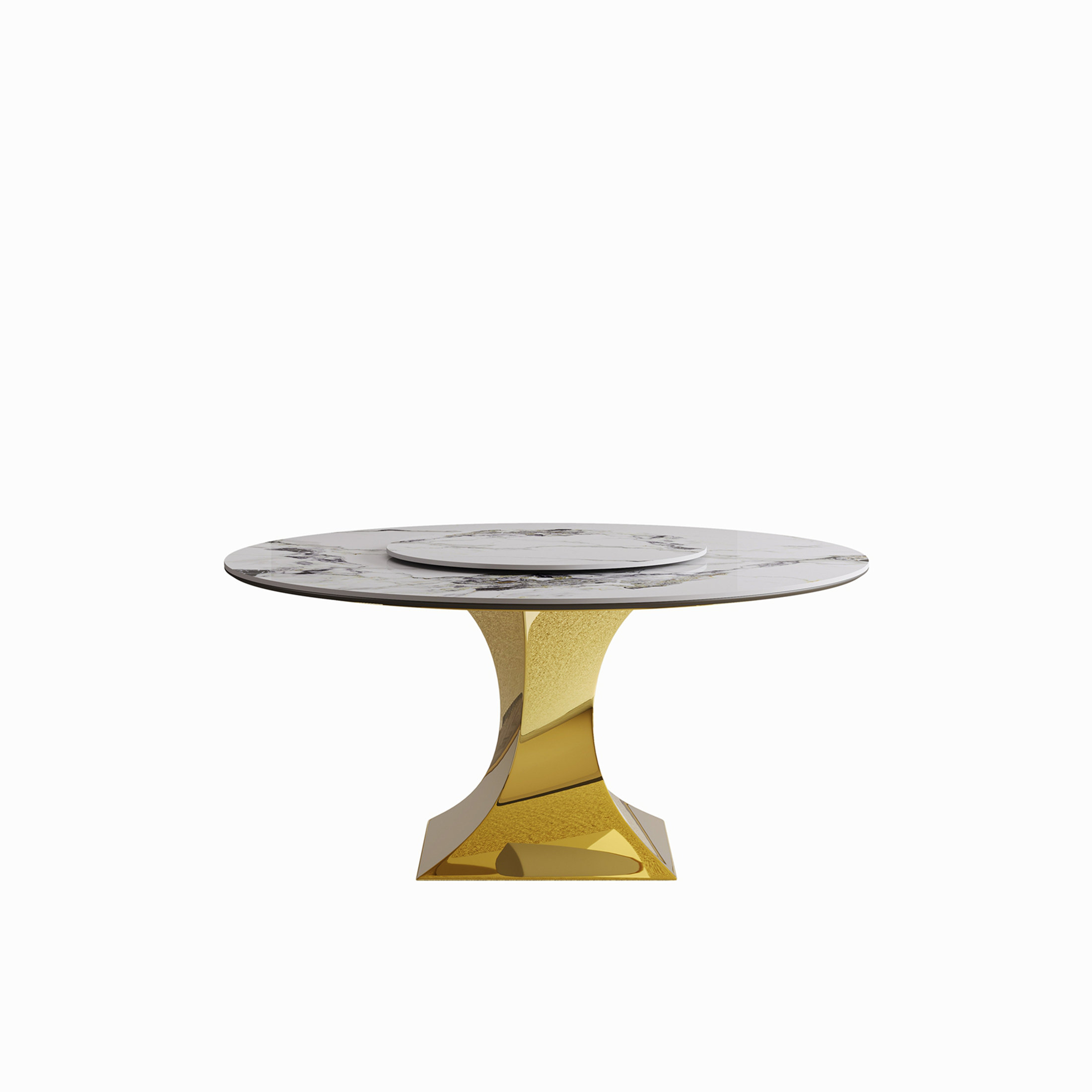 Orren Ellis Round Sintered Stone Dining Table(Only table) - Wayfair Canada