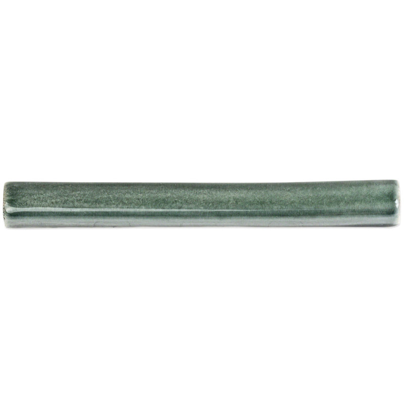 Carreau de doublure en céramique polie Divine 6 po x 0,5 po, Émeraude