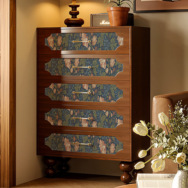 Armoire décorative simple à tiroirs de style américain rétro