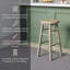Swivel Solid Wood Counter Stool-1574430565