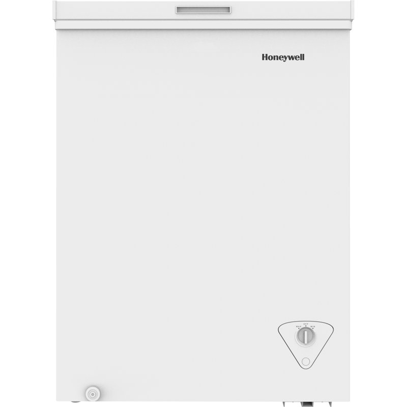 Honeywell 5 Cubic Feet Chest Freezer For Garage, Office, Dorm, Or Apartment, White