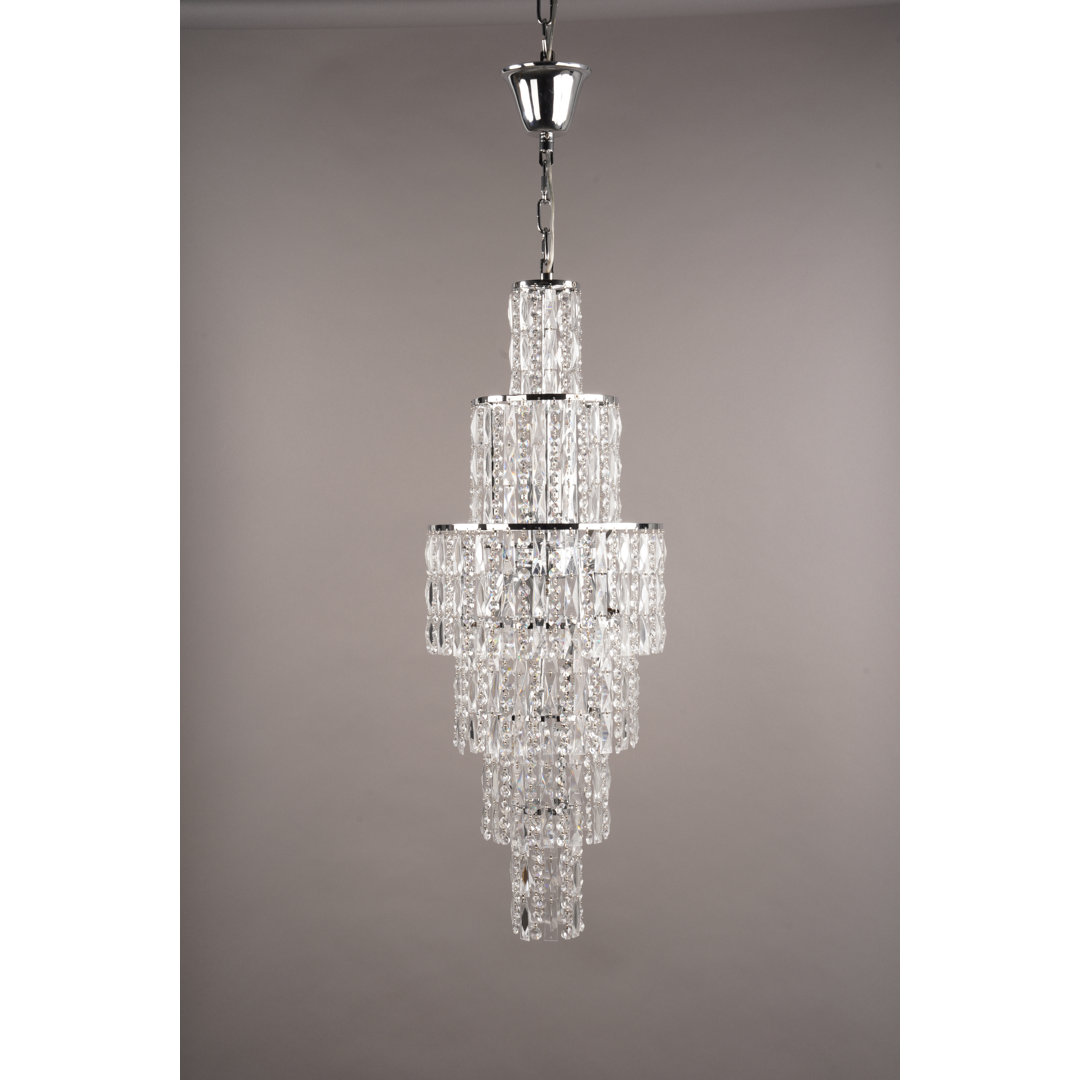 6-Light Crystal Chandelier