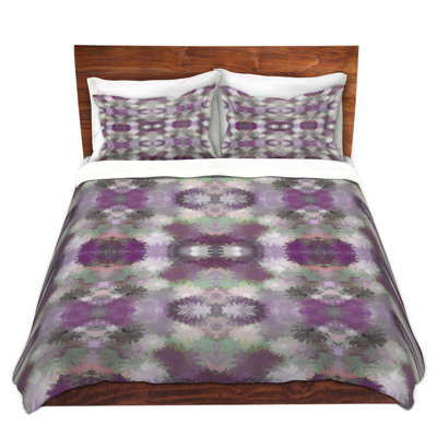 Ensemble de housse de couette en cascade rosé plum