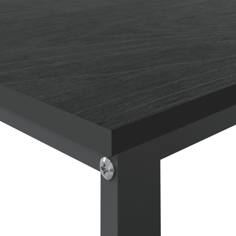 Schuldt 110Cm W Rectangle Writing Desk, Black