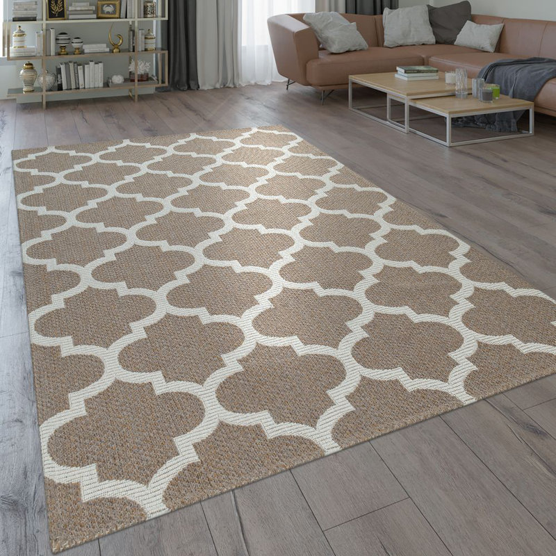 Sunstone Geometric Area Rug, Rectangular 60 x 100cm