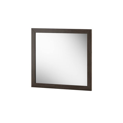 40.4"W Transitional Mirror, Warm Gray