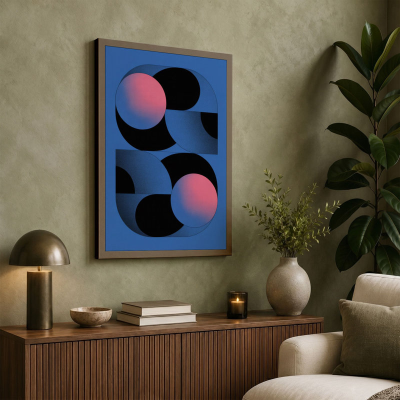 Print, 36x24 - 91.4 x 61.0 cm, Teal Border