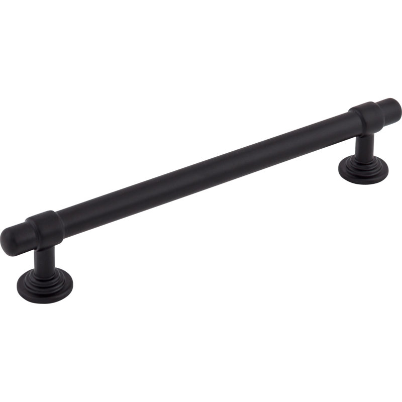 Ellis Bar Pull, Flat Black, 6 5/16" Center to Center