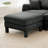 Boucle Fabric Ottoman For Living Room – Perfect Footrest, Spare Seat & Decorative Accent-428679020