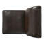 Fauteuil de chambre rembourré en cuir PU de couleur brune, aspect élégant, fauteuil brun