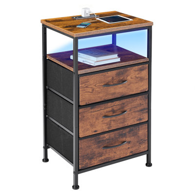 Nightstand with Charging Station