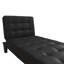 Alaira Faux Leather Chaise Lounge