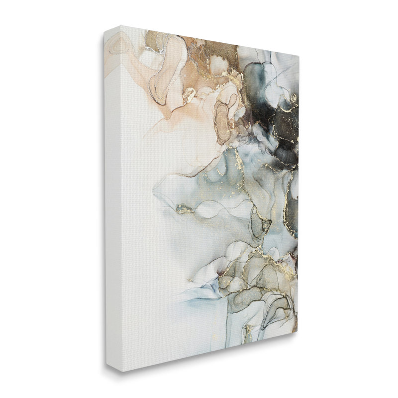Conception d'art sur toile Stupell Industries Soft Ripples Abstraction par Incado, H 40 po x l 30 po x P 1,5 po