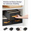 Organisateur de garde-robe pliable avec séparateurs - grande boîte de rangement pour garde-robe pour jeans, chandails, chemises, pantalons, sous-vêtements et soutiens-gorge - Organisateur de garde-robe peu encombrant avec poignées-703274253