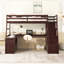 Twin Size Loft Bed With 7 Drawers 2 Shelves And Desk-1744830359