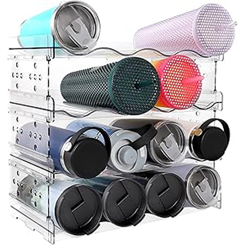 Water Bottle Organizer For Cabinet - Cup Organizer For Kit...