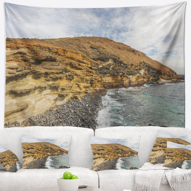 La péninsule de mer shore au-delà du tapisserie horizon, H 32 po x l 39 po