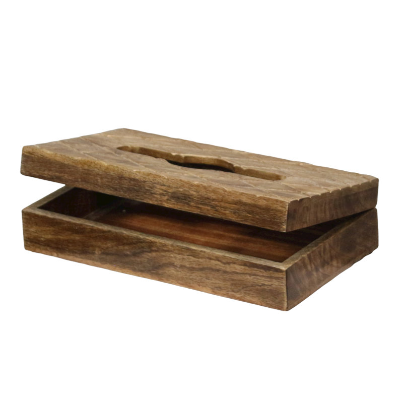 Wood Standing Napkin Holder