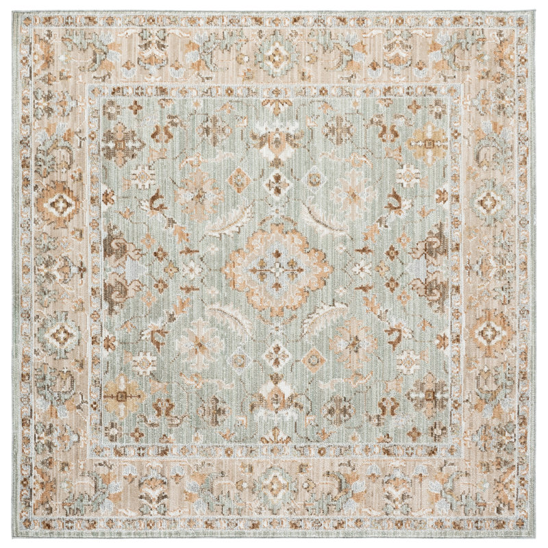 Vintage Westwood 204 Performance Oriental Rug, Square 6'3"