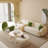 Modern Simple Sofa Coffee Table Combination