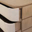 Mariella 6 Drawer Dresser-Beige Painted Linen
