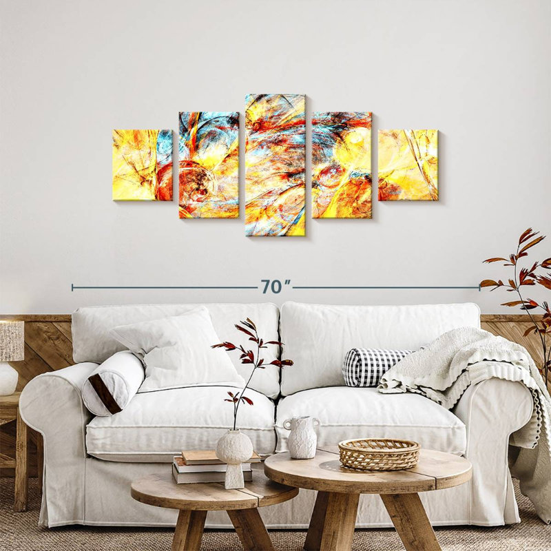 Fiery Glazer, 24" H x 55" W