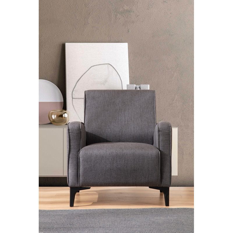 Fauteuil à oreilles en polyester l 30,71 "Wing