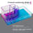 Plastic 8 Compartment Makeup Organizer
